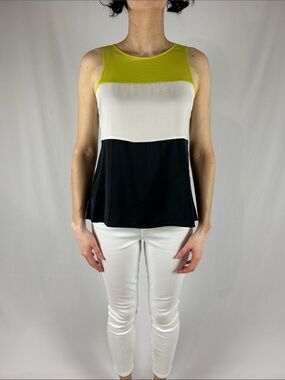 BCBGMaxAzria Lucie Sleeveless Top Size S